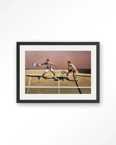 Padel Court - Moderne Wanddecoratie | Artprint, Glass Art, Wandkleed by Urban Cotton