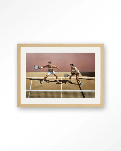 Padel Court - Moderne Wanddecoratie | Artprint, Glass Art, Wandkleed by Urban Cotton