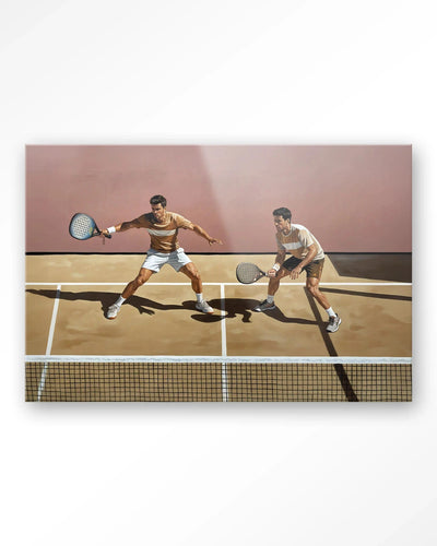Padel Court - Moderne Wanddecoratie | Artprint, Glass Art, Wandkleed by Urban Cotton