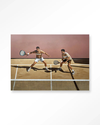 Padel Court - Moderne Wanddecoratie | Artprint, Glass Art, Wandkleed by Urban Cotton