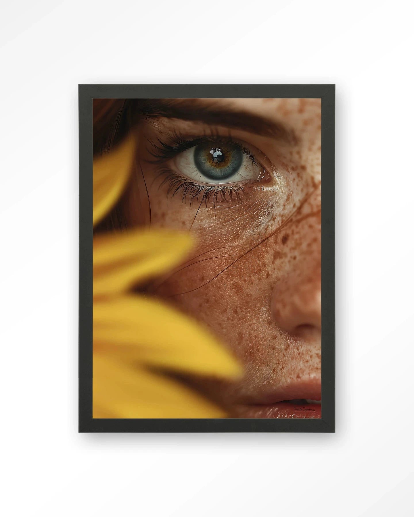 Sunflower - Moderne Wanddecoratie | Artprint, Glass Art, Wandkleed by Urban Cotton