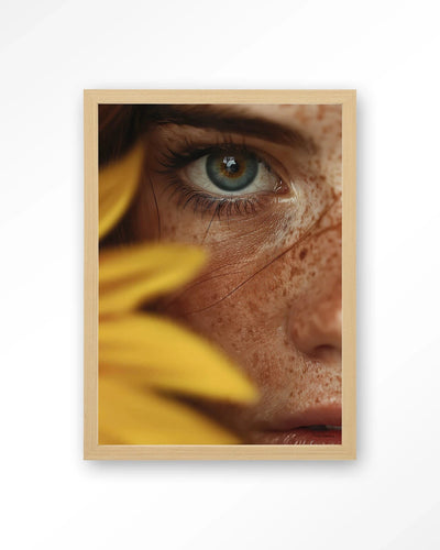 Sunflower - Moderne Wanddecoratie | Artprint, Glass Art, Wandkleed by Urban Cotton