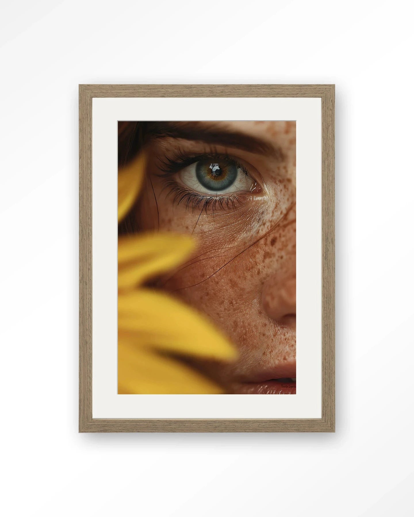 Sunflower - Moderne Wanddecoratie | Artprint, Glass Art, Wandkleed by Urban Cotton