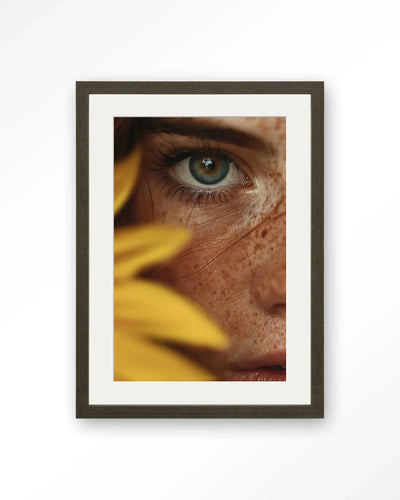 Sunflower - Moderne Wanddecoratie | Artprint, Glass Art, Wandkleed by Urban Cotton
