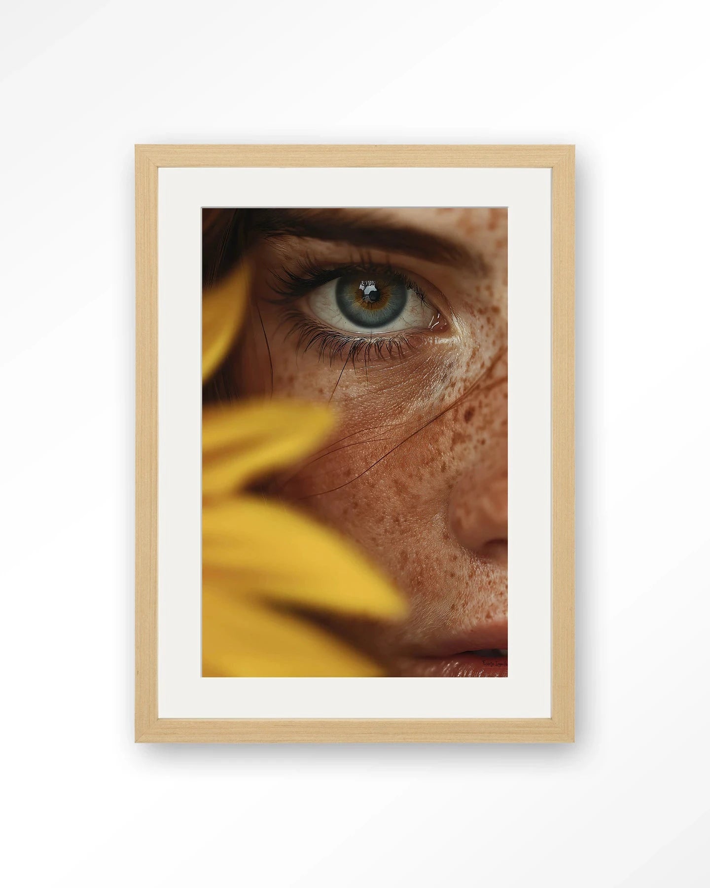 Sunflower - Moderne Wanddecoratie | Artprint, Glass Art, Wandkleed by Urban Cotton