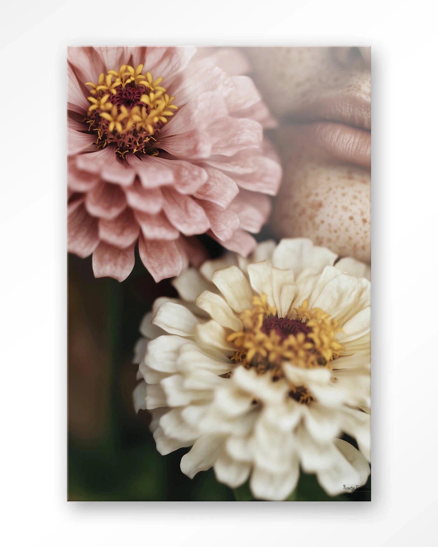 Zinnia - Moderne Wanddecoratie | Artprint, Glass Art, Wandkleed by Urban Cotton