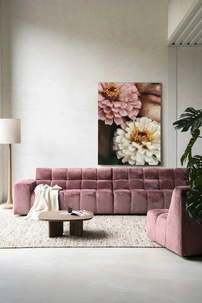 Zinnia - Moderne Wanddecoratie | Artprint, Glass Art, Wandkleed by Urban Cotton