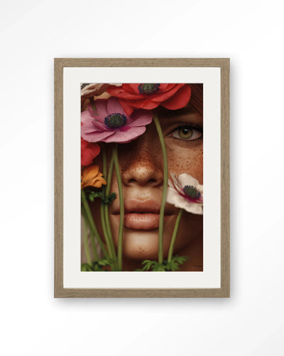 Anemone - Moderne Wanddecoratie | Artprint, Glass Art, Wandkleed by Urban Cotton