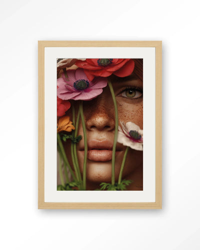 Anemone - Moderne Wanddecoratie | Artprint, Glass Art, Wandkleed by Urban Cotton