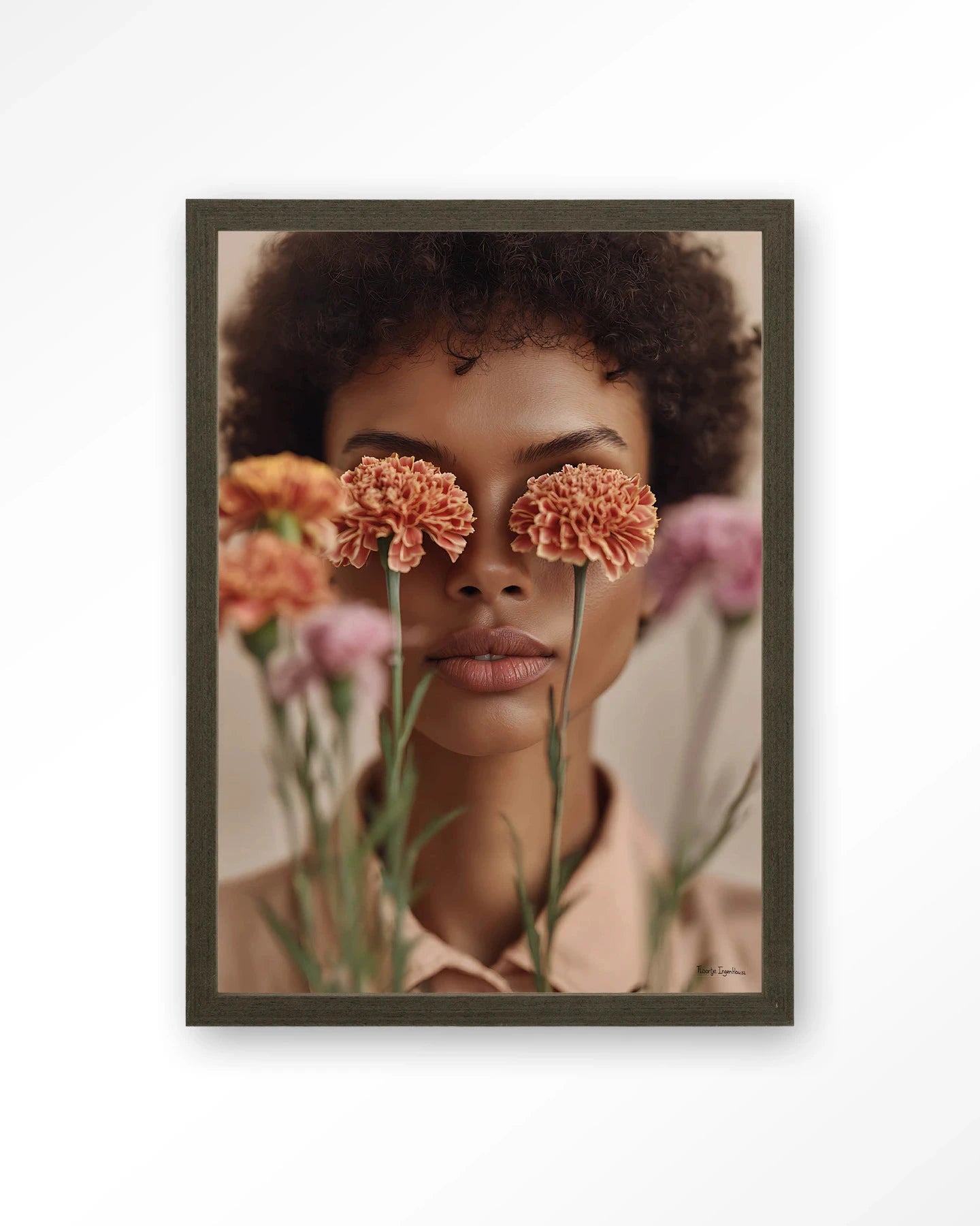 Carnation - Moderne Wanddecoratie | Artprint, Glass Art, Wandkleed by Urban Cotton