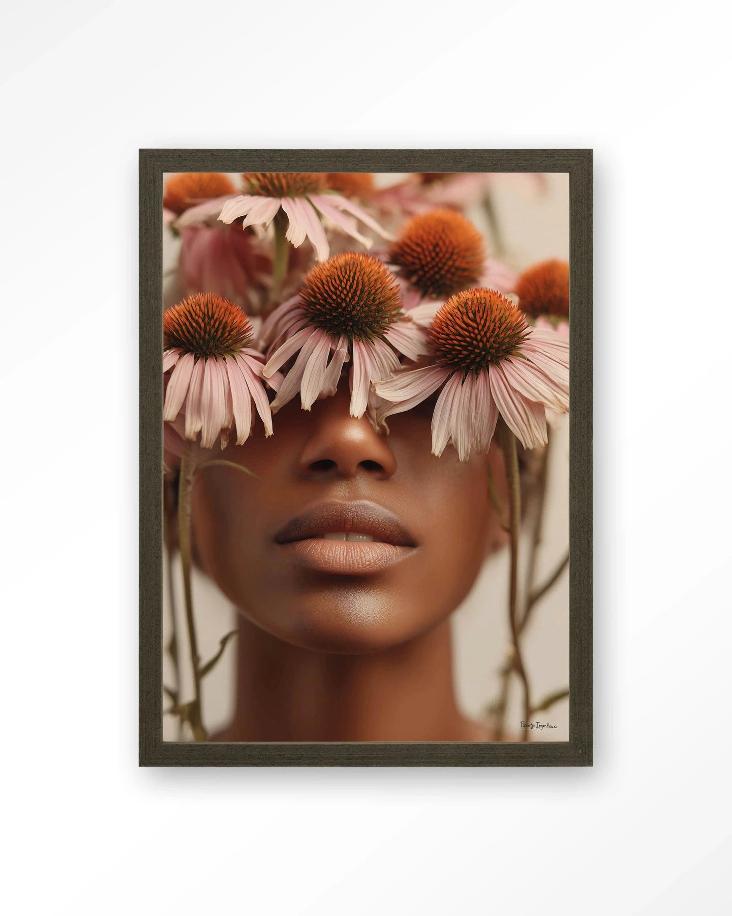 Coneflower - Moderne Wanddecoratie | Artprint, Glass Art, Wandkleed by Urban Cotton