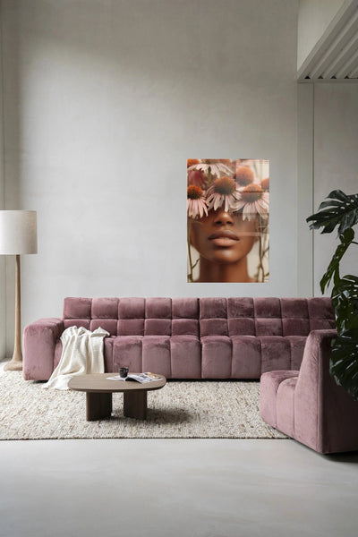 Coneflower - Moderne Wanddecoratie | Artprint, Glass Art, Wandkleed by Urban Cotton