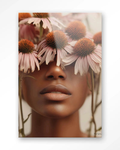 Coneflower - Moderne Wanddecoratie | Artprint, Glass Art, Wandkleed by Urban Cotton