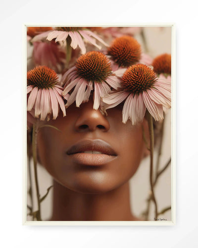 Coneflower - Moderne Wanddecoratie | Artprint, Glass Art, Wandkleed by Urban Cotton