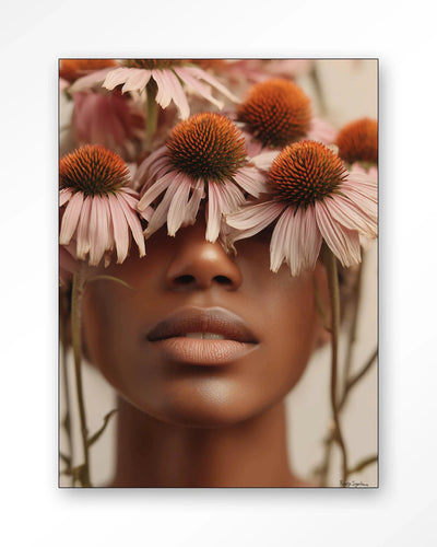 Coneflower - Moderne Wanddecoratie | Artprint, Glass Art, Wandkleed by Urban Cotton