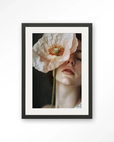 Poppy Flower - Moderne Wanddecoratie | Artprint, Glass Art, Wandkleed by Urban Cotton