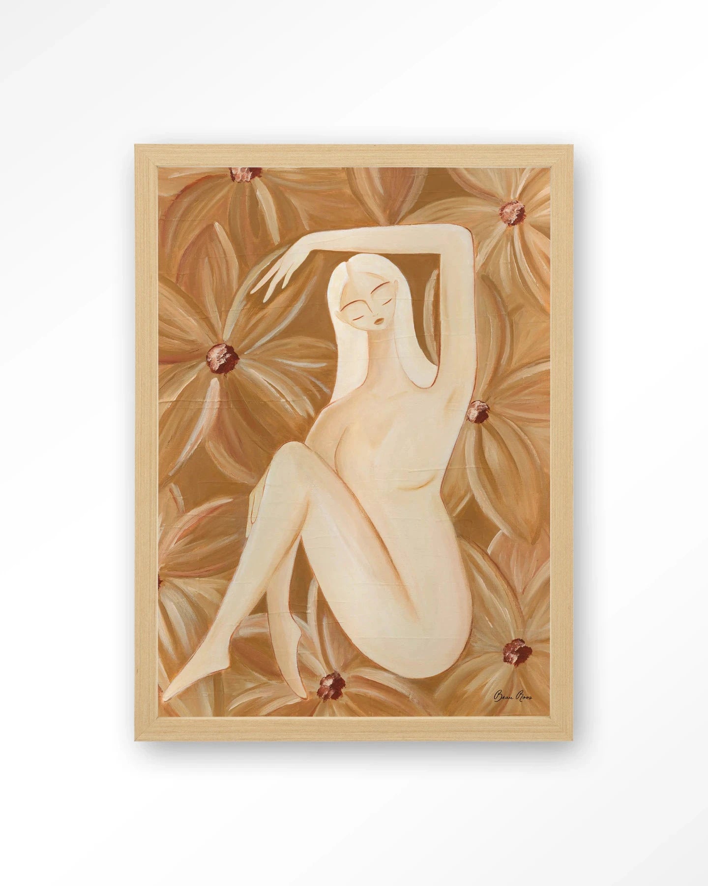 Freely Blooming - Moderne Wanddecoratie | Artprint, Glass Art, Wandkleed by Urban Cotton