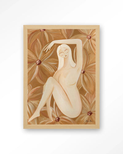 Freely Blooming - Moderne Wanddecoratie | Artprint, Glass Art, Wandkleed by Urban Cotton