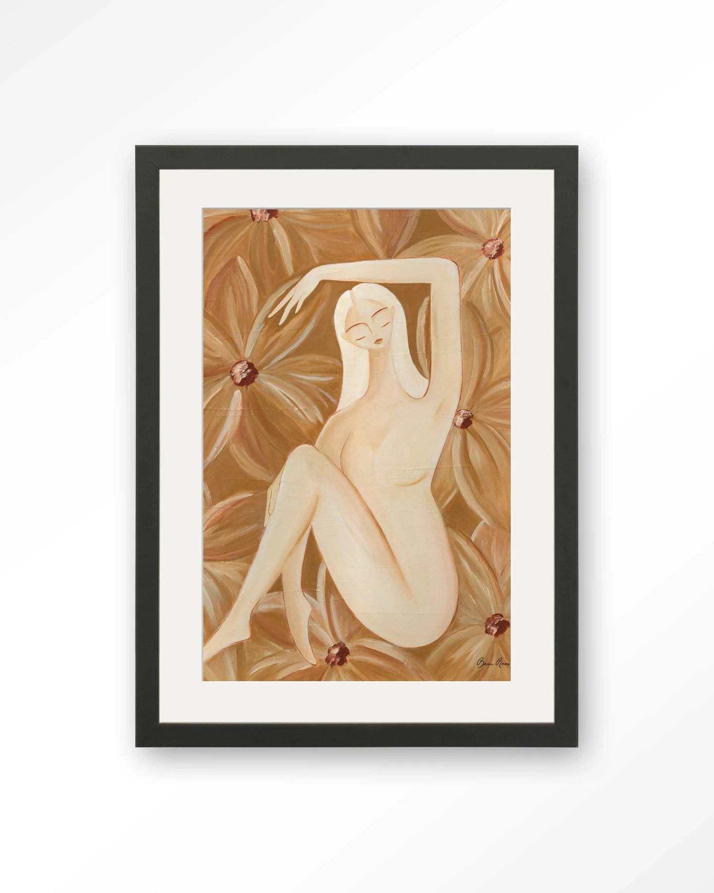 Freely Blooming - Moderne Wanddecoratie | Artprint, Glass Art, Wandkleed by Urban Cotton