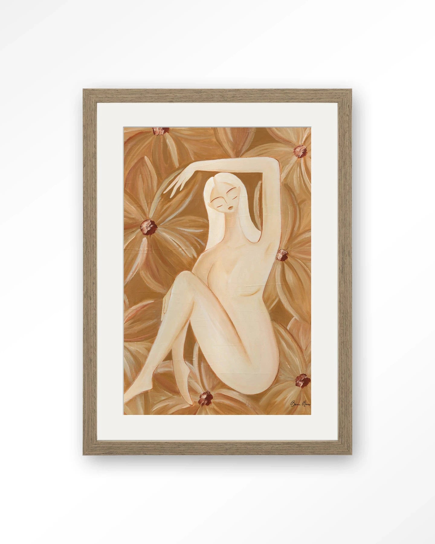 Freely Blooming - Moderne Wanddecoratie | Artprint, Glass Art, Wandkleed by Urban Cotton