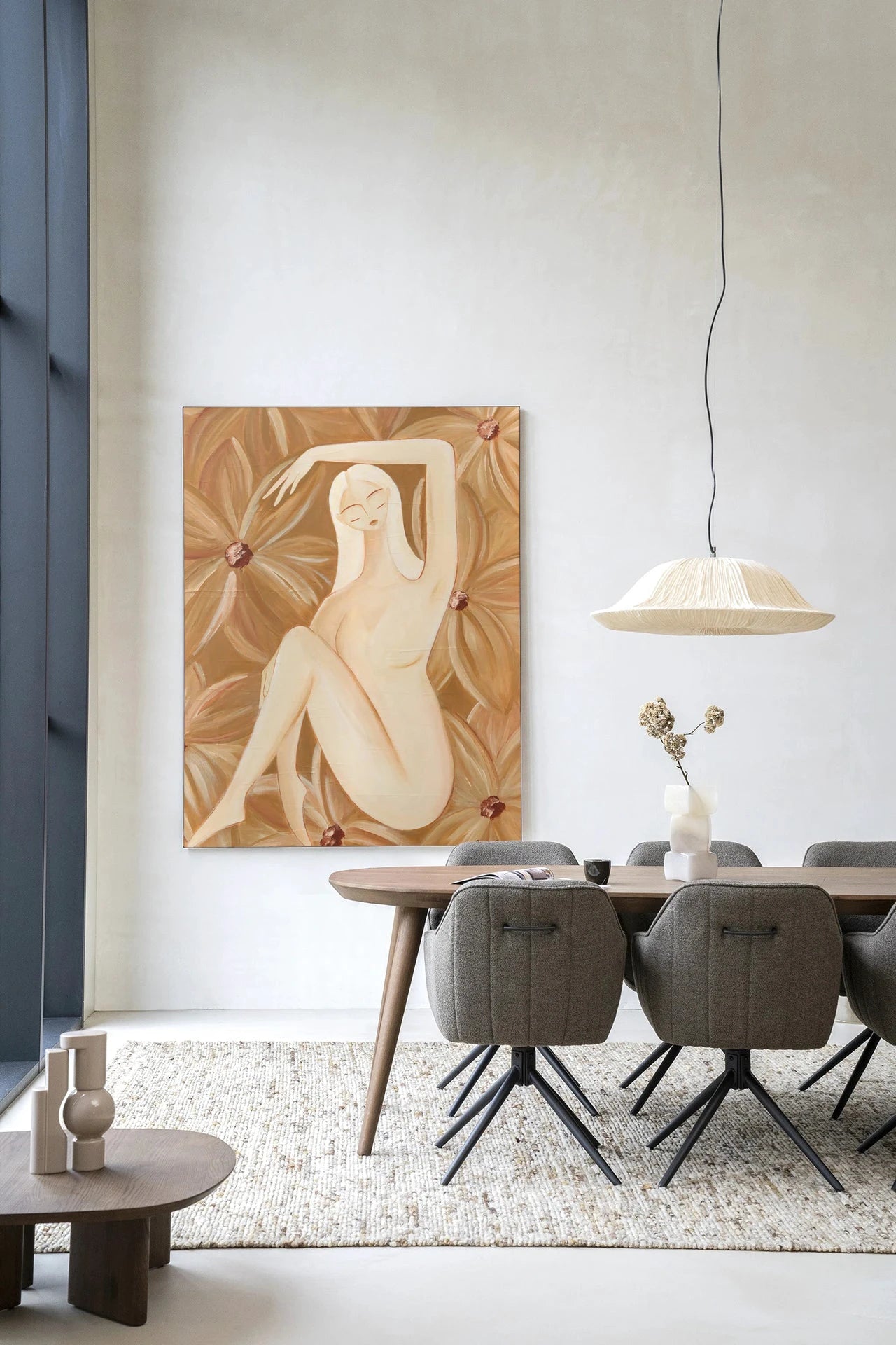 Freely Blooming - Moderne Wanddecoratie | Artprint, Glass Art, Wandkleed by Urban Cotton