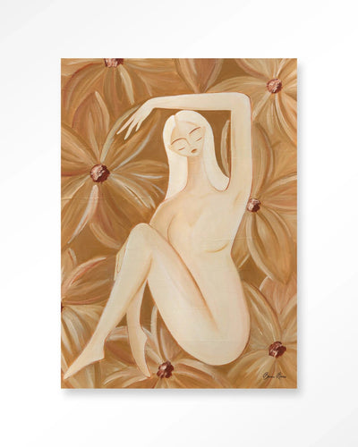 Freely Blooming - Moderne Wanddecoratie | Artprint, Glass Art, Wandkleed by Urban Cotton