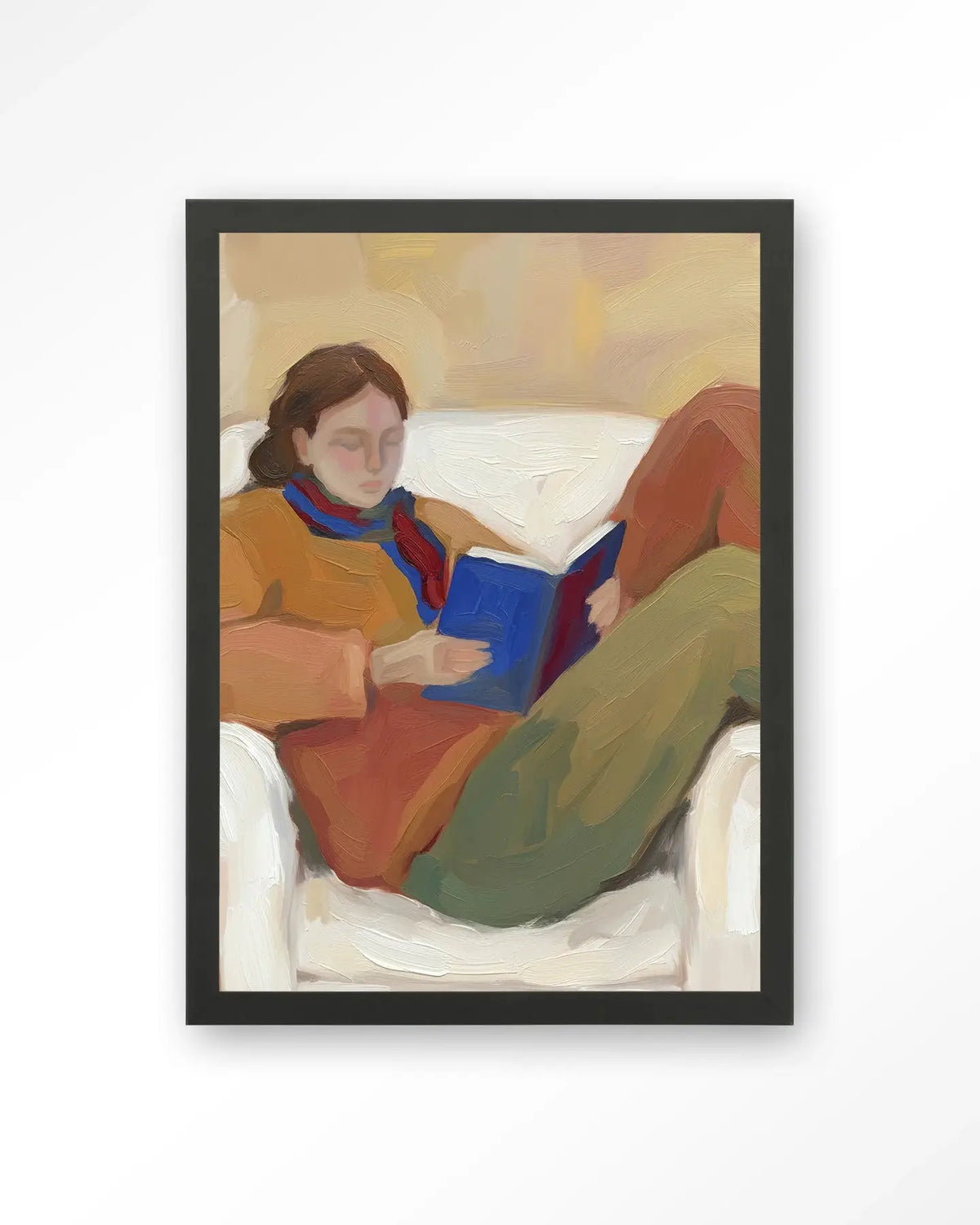 Book Of Blue - Moderne Wanddecoratie | Artprint, Glass Art & Wandkleed by Urban Cotton