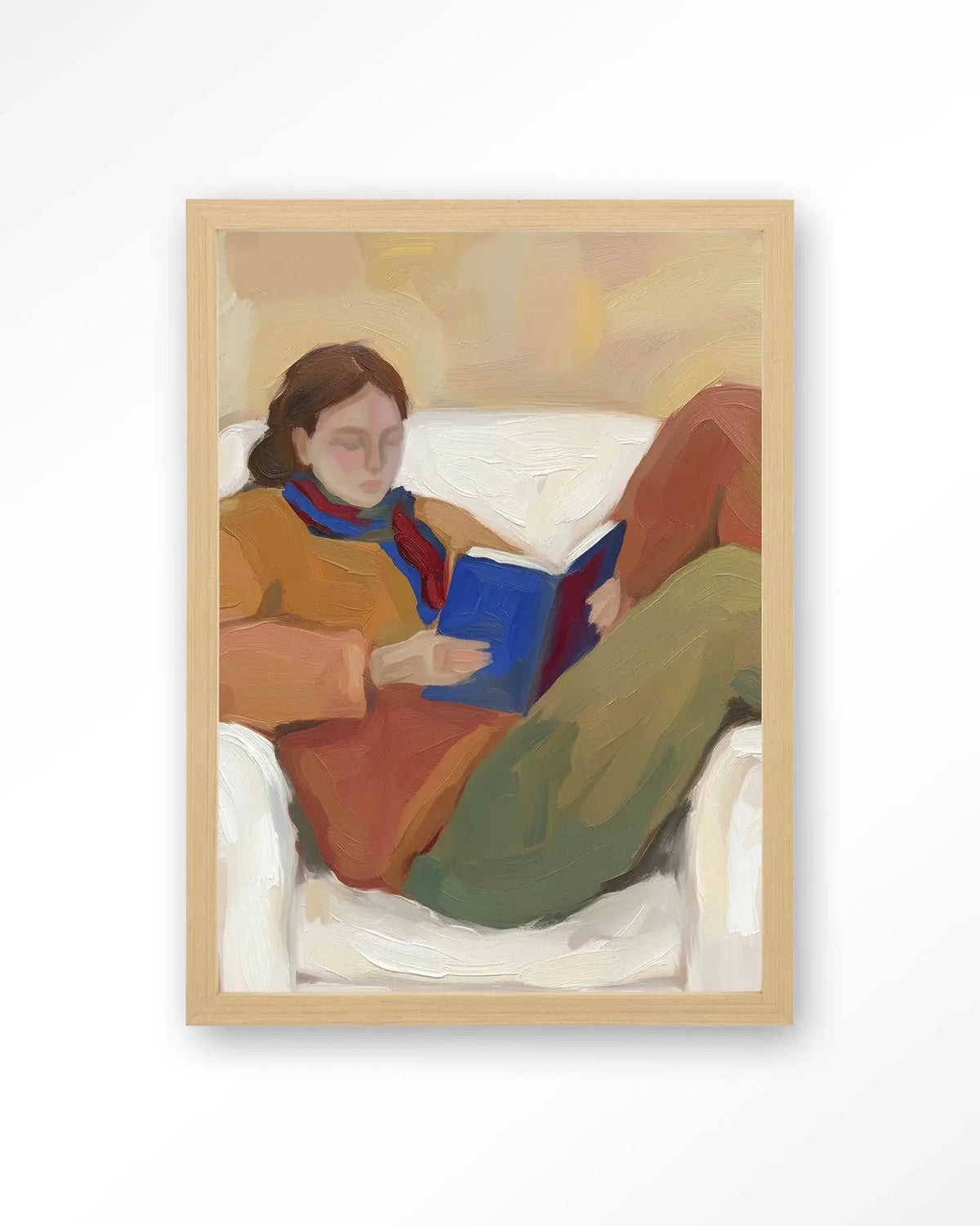 Book Of Blue - Moderne Wanddecoratie | Artprint, Glass Art & Wandkleed by Urban Cotton