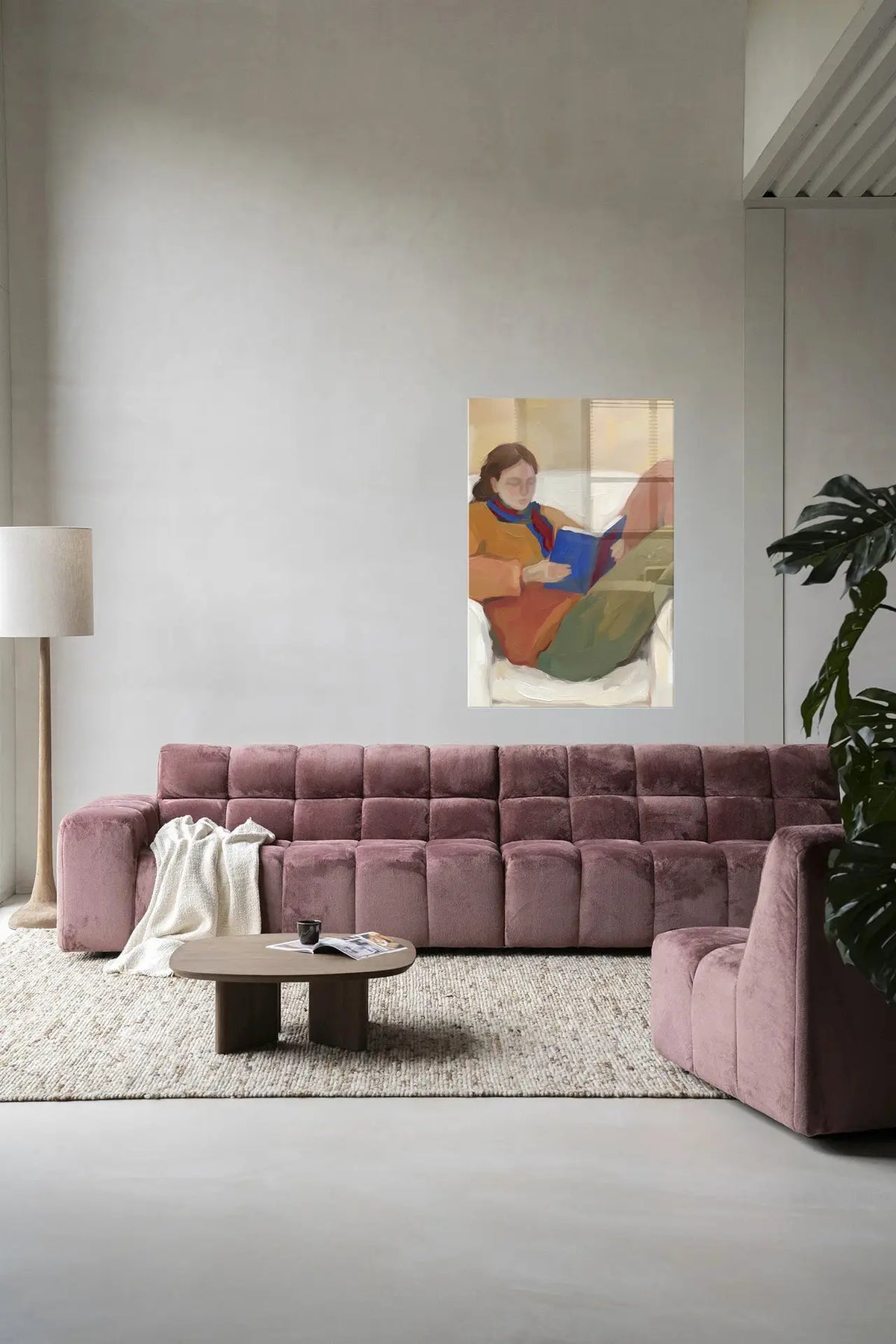 Book Of Blue - Moderne Wanddecoratie | Artprint, Glass Art & Wandkleed by Urban Cotton