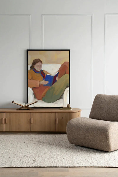 Book Of Blue - Moderne Wanddecoratie | Artprint, Glass Art & Wandkleed by Urban Cotton