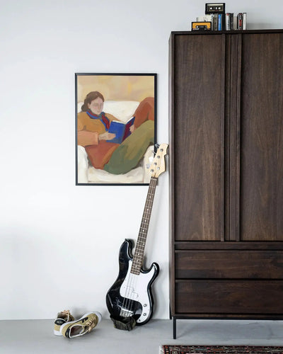 Book Of Blue - Moderne Wanddecoratie | Artprint, Glass Art & Wandkleed by Urban Cotton