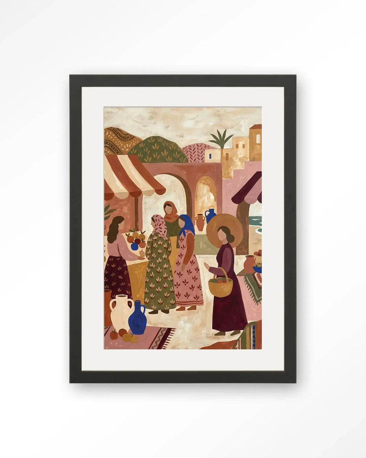 The Market - Moderne Wanddecoratie | Artprint, Glass Art & Wandkleed by Urban Cotton