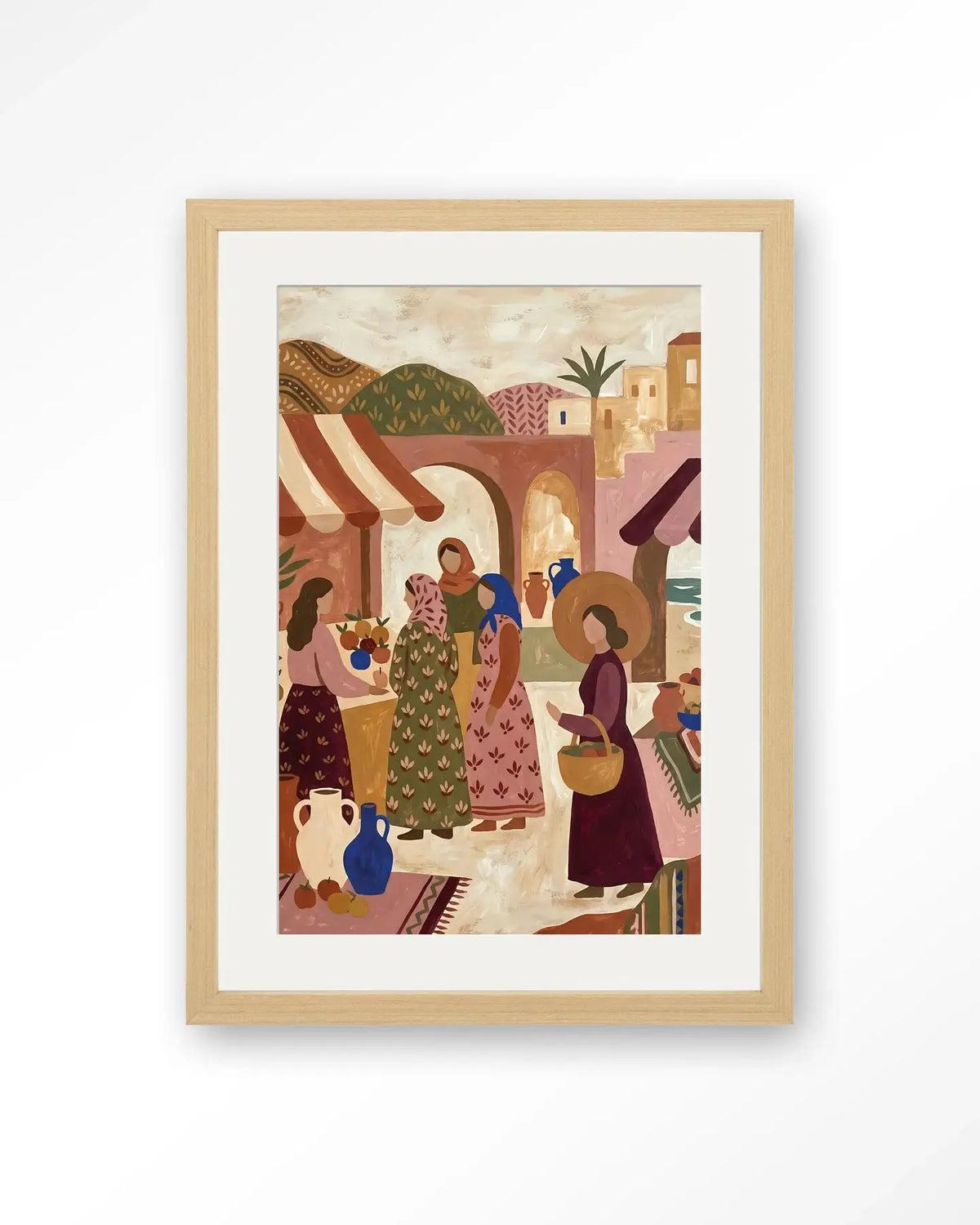 The Market - Moderne Wanddecoratie | Artprint, Glass Art & Wandkleed by Urban Cotton