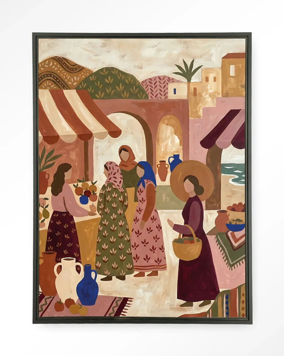 The Market - Moderne Wanddecoratie | Artprint, Glass Art & Wandkleed by Urban Cotton