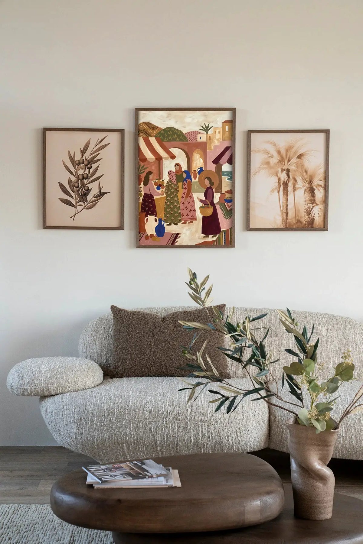 The Market - Moderne Wanddecoratie | Artprint, Glass Art & Wandkleed by Urban Cotton