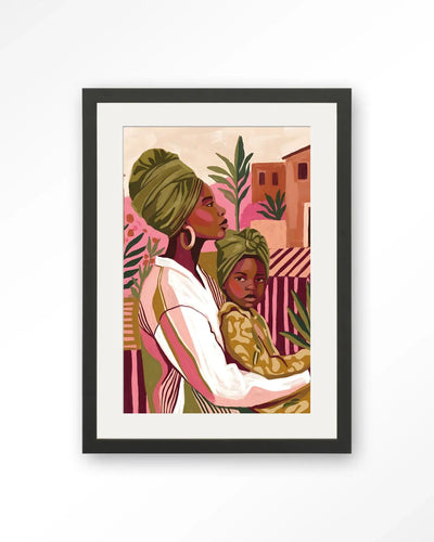 Mother Love - Moderne Wanddecoratie | Artprint, Glass Art & Wandkleed by Urban Cotton