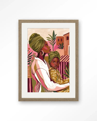 Mother Love - Moderne Wanddecoratie | Artprint, Glass Art & Wandkleed by Urban Cotton