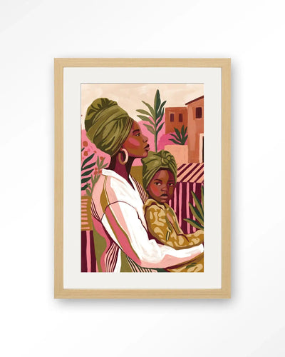 Mother Love - Moderne Wanddecoratie | Artprint, Glass Art & Wandkleed by Urban Cotton