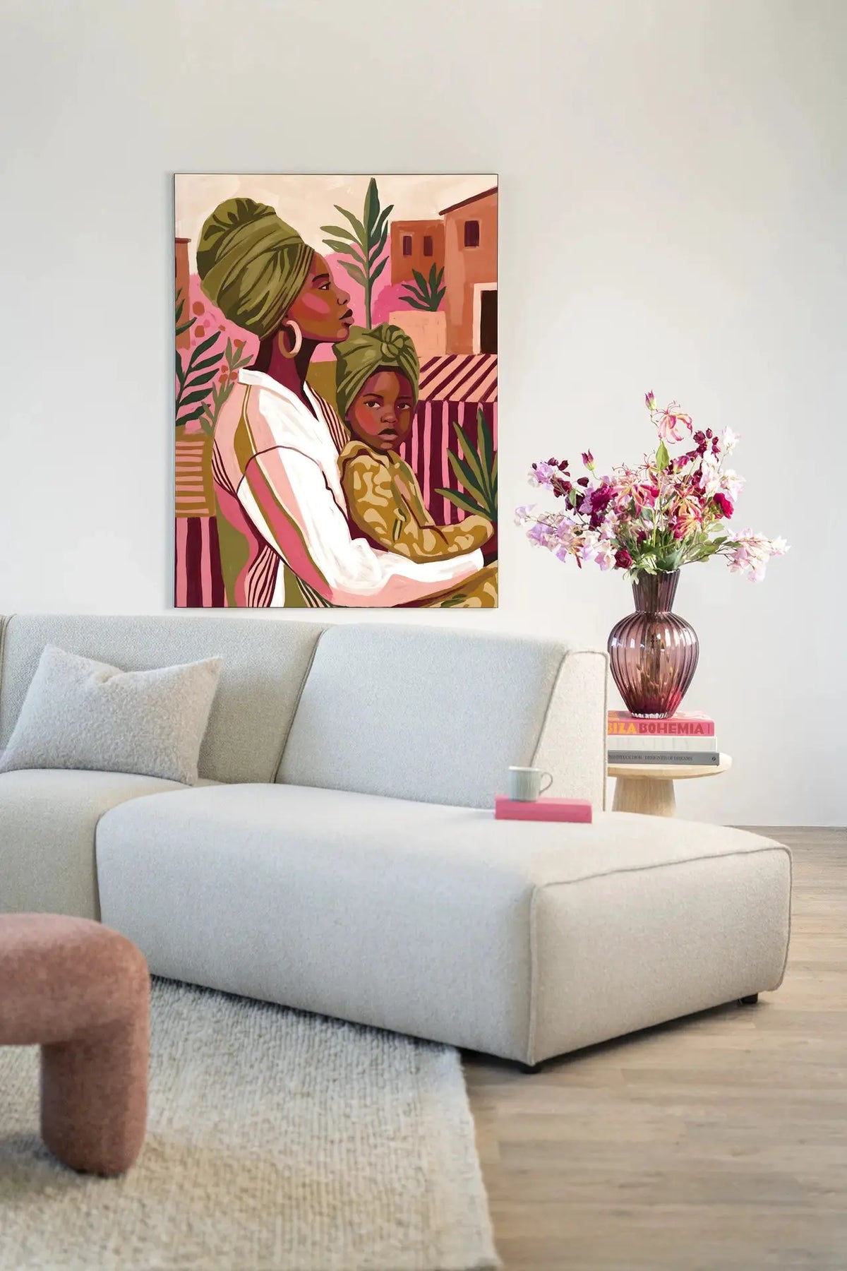 Mother Love - Moderne Wanddecoratie | Artprint, Glass Art & Wandkleed by Urban Cotton