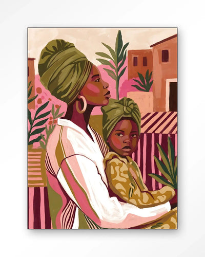Mother Love - Moderne Wanddecoratie | Artprint, Glass Art & Wandkleed by Urban Cotton