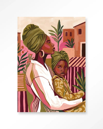 Mother Love - Moderne Wanddecoratie | Artprint, Glass Art & Wandkleed by Urban Cotton