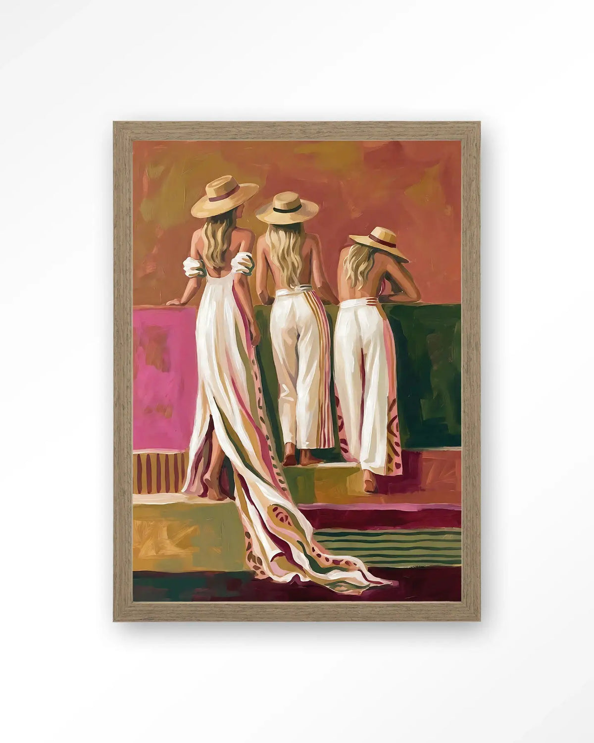 Riviera Women - Moderne Wanddecoratie | Artprint, Glass Art & Wandkleed by Urban Cotton
