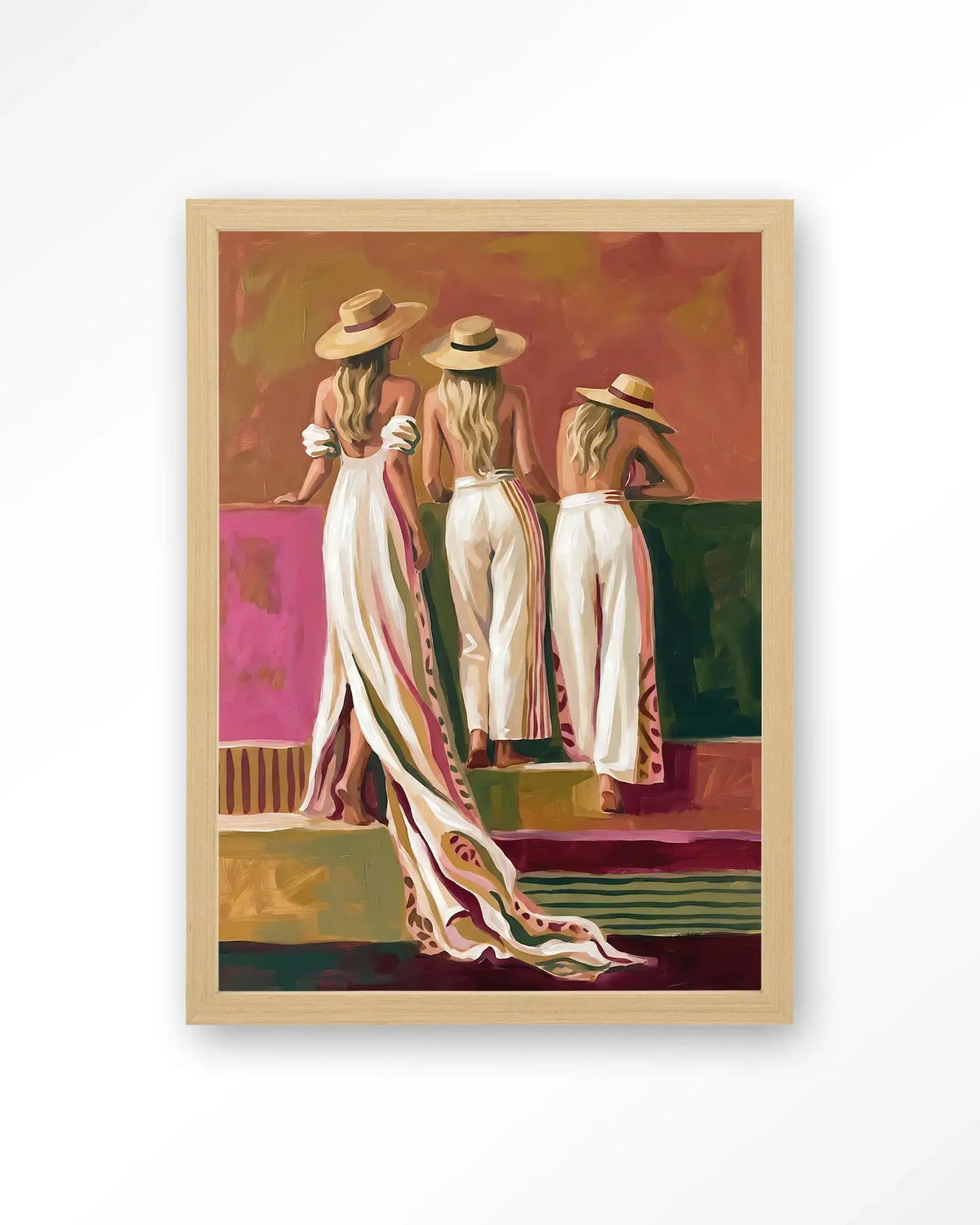 Riviera Women - Moderne Wanddecoratie | Artprint, Glass Art & Wandkleed by Urban Cotton