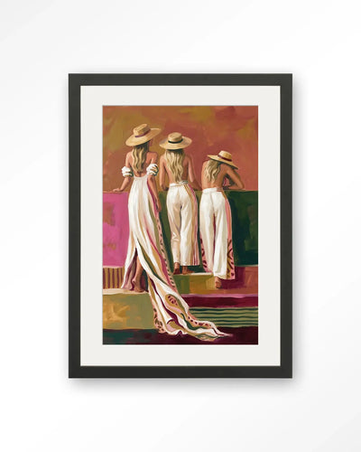 Riviera Women - Moderne Wanddecoratie | Artprint, Glass Art & Wandkleed by Urban Cotton