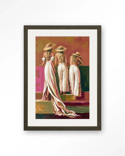 Riviera Women - Moderne Wanddecoratie | Artprint, Glass Art & Wandkleed by Urban Cotton