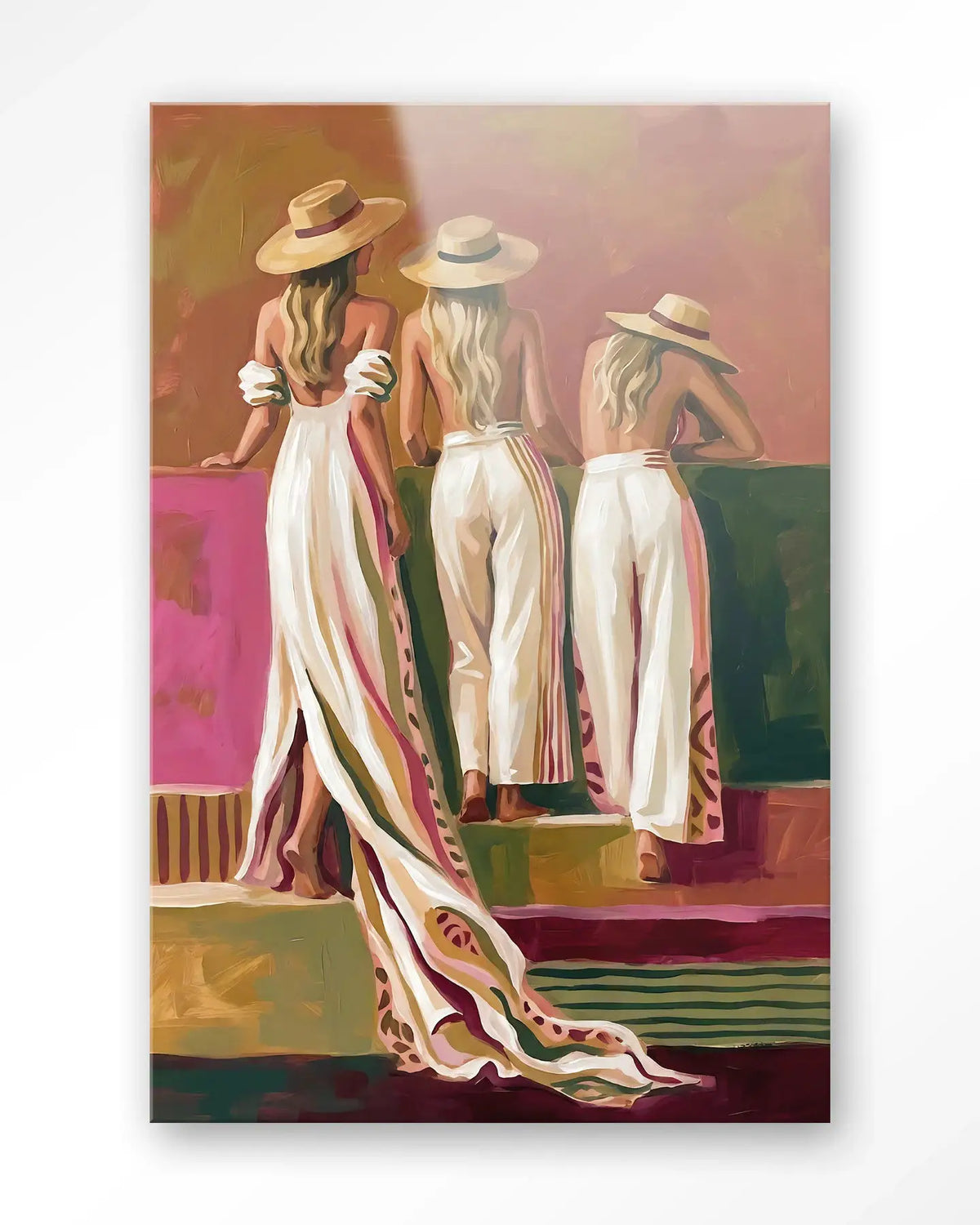 Riviera Women - Moderne Wanddecoratie | Artprint, Glass Art & Wandkleed by Urban Cotton