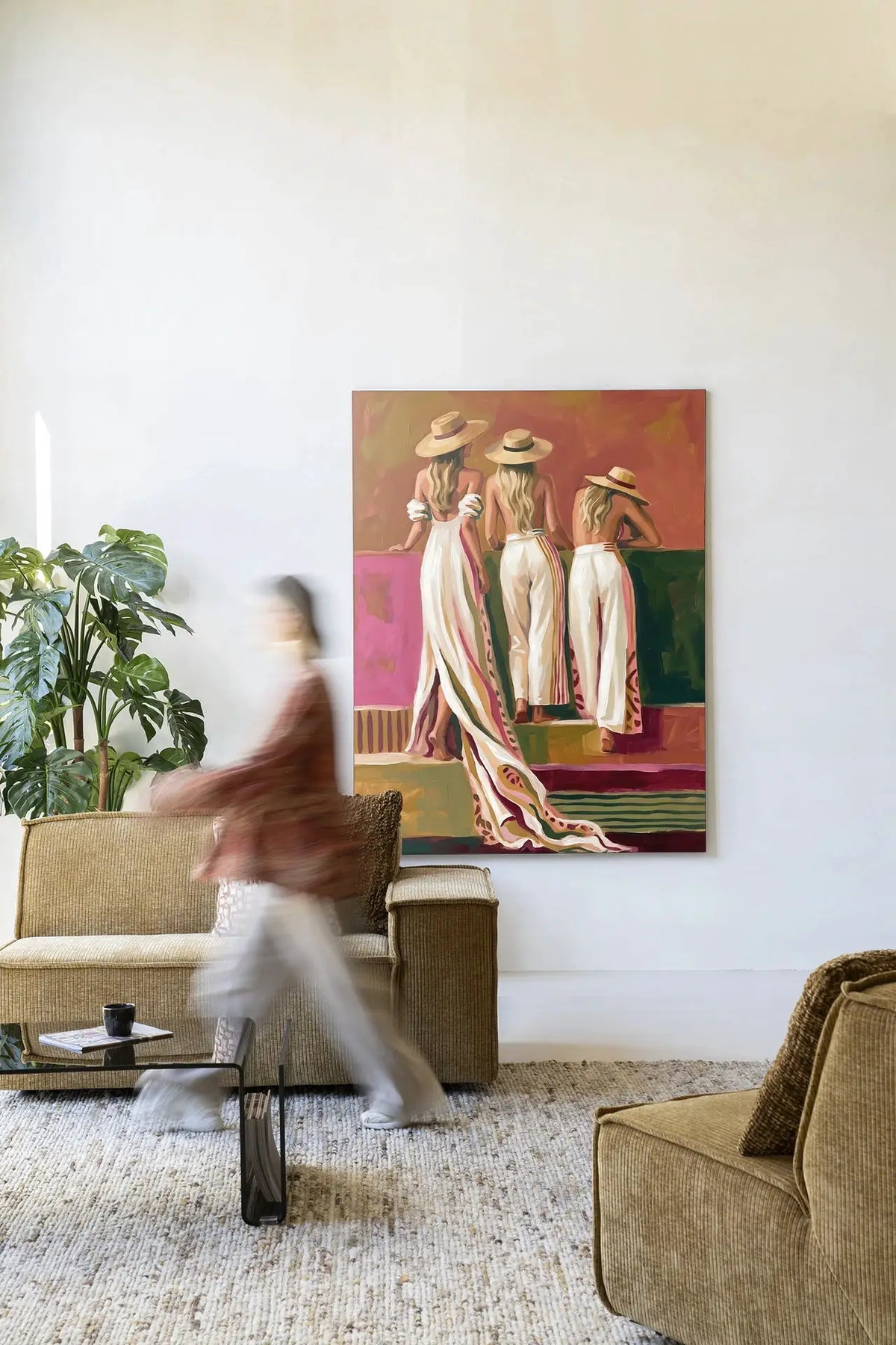 Riviera Women - Moderne Wanddecoratie | Artprint, Glass Art & Wandkleed by Urban Cotton