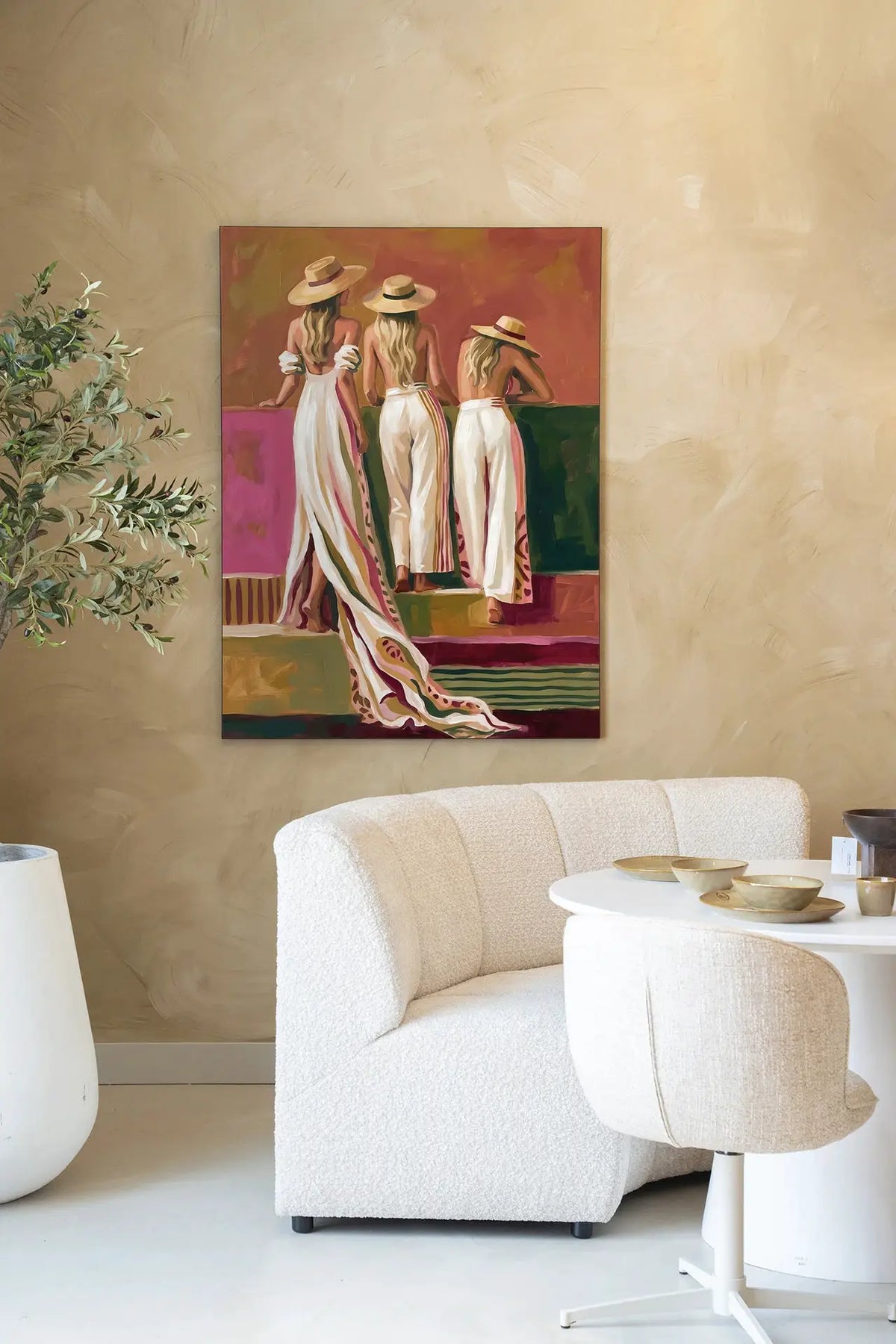 Riviera Women - Moderne Wanddecoratie | Artprint, Glass Art & Wandkleed by Urban Cotton
