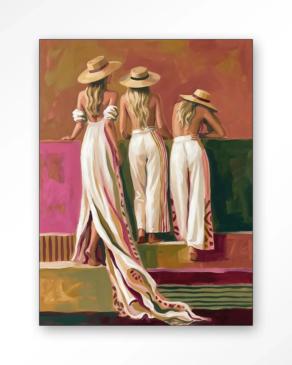 Riviera Women - Moderne Wanddecoratie | Artprint, Glass Art & Wandkleed by Urban Cotton