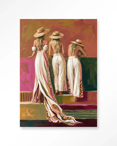 Riviera Women - Moderne Wanddecoratie | Artprint, Glass Art & Wandkleed by Urban Cotton